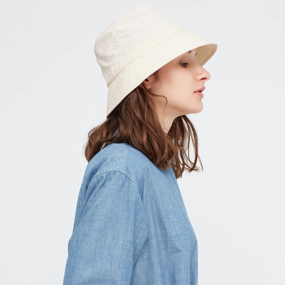 UNIQLO｜NWT UV Protection Bucket Hat in Off White One Size